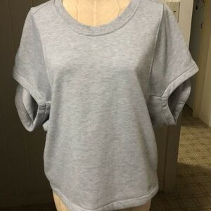 NIKE x JFS sz M Gray Short Sleeve Pullover Sweatshirt Top